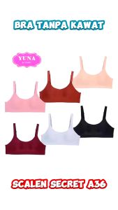 SCALEN SECRET | Bra Tanpa Kawat SS A36 | Size 34B-40B
