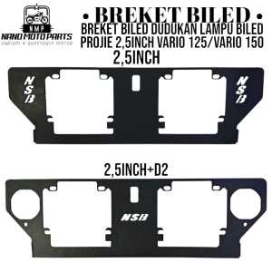 Breket Biled Bracket Lampu Projie 25 Inch Vario 125/Vario 150