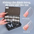 510 Chiếc Móng Tay Giả Hình Stiletto Trong Suốt Hình Thang, Chất Liệu Acrylic Gel, Kiểu Dáng Thẳng, Dùng Trang Trí Móng Tay, Tự Làm, Phong Cách Pháp. 
