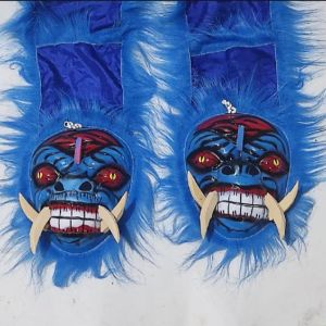 BUTA GEDRUG/TOPENG BUTO GEDRUG MULUT GERAK GERAK