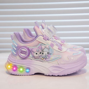 KUOBURENSHENG | Slip Resistant Waterpoof Glowing Girls Shoes