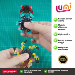 NEW Fingertip Mechanical Spinner Gyro Mainan Anak kreatif Yang Dapat Diubah Dalam Beberapa Bentuk