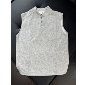 Henry Collar Design Stylish Summer Casual Mens Vest