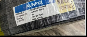 AVNEXX RG59 + VDE 100M 100 Meter 2 Core DC Power Cable Pair Coaxial video signal Cable CCTV Full Cooper