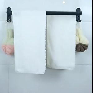 Rak Handuk Gantungan Handuk Jemuran Kamar Mandi Panjang 56 Cm Bahan Stainless MJ-281