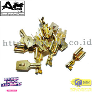 Skun Klakson / Skun Gepeng Cewek / Skun Kabel Gepeng (2 PCS)