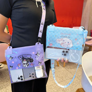 ขนาดใหญ่ โปร่งแสง กระเป๋าโทรศัพท์กันน้ําหน้าจอสัมผัสกระเป๋าสะพายข้างลอยน้ําสําหรับว่ายน้ําและล่องแก่งกล่องเก็บของ