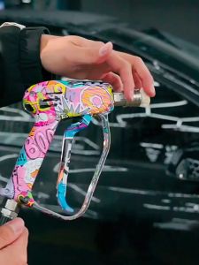 S.úng Rửa Xe Áp Lực Cao 280 Bar Colorful Graffiti Cho Máy Rửa Xe Cao Áp Hàng Nội Địa Trung