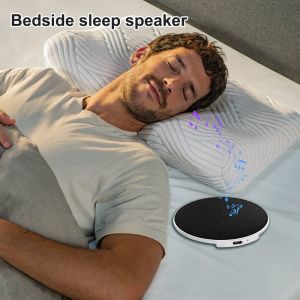 BASIX | Ultra-Thin Sleep Speaker Pillow Headphones Bone Conduction Wireless BT Under Pillow with Auto Shut-Off Timer Sleep Aid Device