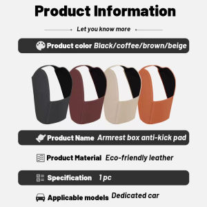 High quality for BYD Atto 3 Yuan Plus 2022 2023 2024 Car Dedicated armrest box anti kick pad rear air vent Microfiber Leather protection cover pad car interior accessories