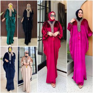 GAMIS KAFTAN MEWAH LEBARAN HARGA MURAH MODEL POLOS SIMPLE MEWAH DAN ELEGAN