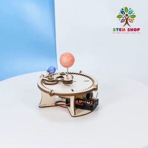 MÔ HÌNH HOT: Lắp ráp Mô hình chuyển động thiên văn: Mặt trời - Trái Đất - Mặt Trăng Đồ chơi giáo dục khoa học STEM3G