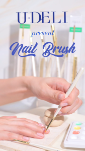 พู่กันเพ้นท์ พู่กันเพ้นท์สไตล์ญีปุ่น U-DELI ขนแปรงคุณภาพดี Nail Art Liner Brush พู่กันปลายแหลม เพ้นท์เล็บได้ ใช้งานได้ดี พู่กัน ศิลปะ