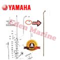 water tube / Paip Air for YAMAHA 4ACMH / 5CMH / 5CSMH outboard. 