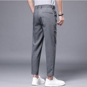 กางเกงสไตล์โอปป้า ใส่แล้วดูเพรียว ผ้าเบา ใส่แล้วสบายไม่ร้อน เหมาะทั้งทำงานและออกเดท! (ผ้าบางไม่หนา)K1458