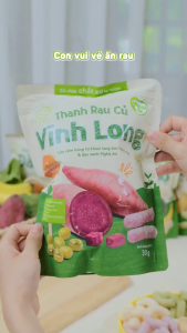 Bánh ăn dặm cho bé Thanh Rau Củ Mămmy từ nông sản việt 6 vị đa dạng cho bé từ 6 tháng tuổi gói 30gr
