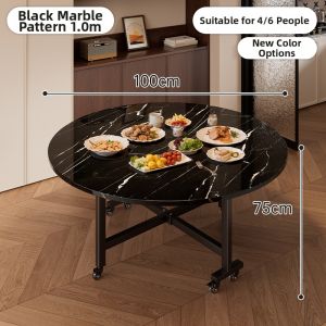 ZHUSHANXIA | Vintage Folding Round Table