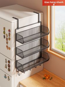 evesigar | Multi-layer Side Mounted Fridge Storage Shelf