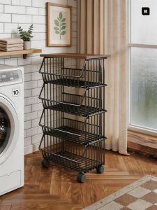 evesigar | Multilayer Movable Storage Rack Bath Organizer