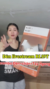 Đèn Livestream Hình Chữ Nhật RL19T 80W 3 Chế Độ Ánh Sáng Quay Video Chụp Ảnh Livestream Cao Câp Giá Xưởng Hello Store