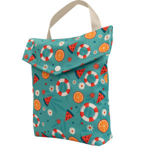 Waterproof Reusable Baby Diaper Bag Small Baby Handbag Swimsuit Wet Clothes Fashion Storage Wet Bag for Baby Daycare