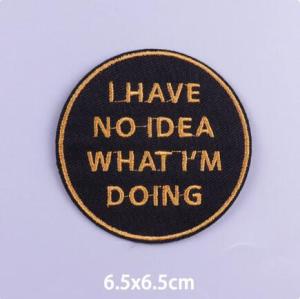 DIY Embroidery/Fusible Patch Iron On Patches For Clothing thermoadhesive patches On Clothes Space Patch Stripes Ironing Stickers