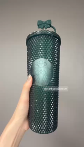 |CHÍNH HÃNG| LY STARBUCKS CCUP 20SS NƠ FOREST GREEN 24OZ