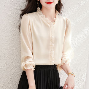 DAIXIANGFEIZI | Áo Sơ Mi Dài Tay Chiffon Elegance và Timeless