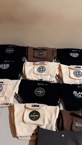 NEW Celana Cargo Pendek Dewasa Pria Dan Wanita Bahan Katun Fleece Nyaman Untuk Casual