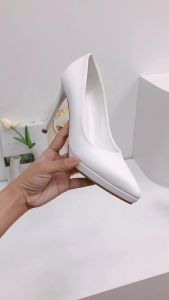 Giày Cưới da PU gót nhọn 11P trơn basic (NEW ARRIVAL) - GC11010