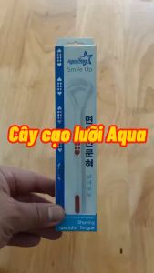 Cây cạo lưỡi dụng cụ chăm sóc miệng AquaStar dụng cụ vệ sinh lưỡi cao cấp