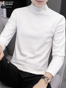 TUCANO | Thickening Thermal Underwear Half-high Collar Long Sleeve T-shirt