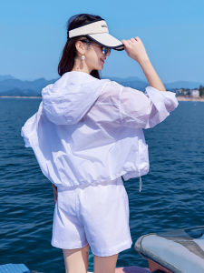 MANWUJINGLING | UV Protection Set Women Thin Casual Two Pieces