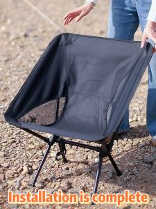 LOOGU Household Outdoor Space Chair Oxford Cloth Steel Frame Camping Fishing Beach Folding Chair Is Sturdy Portable Practical