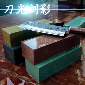 Natural Fine Grinding Water Drop Green Slurry Stone Original Rock Kitchen Knife Sharpener Family Use Culinary Blade Grinder