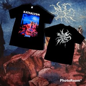 T-shirt kaos metal garasib rebel kataklysm/kaos metal/kaos music/kaos band