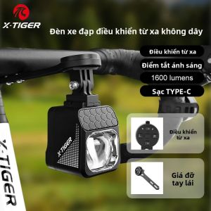 Đèn Pha Xe Đạp Không Dây X-TIGER 1600 LM Tích Hợp Điều Khiển Từ Xa GoPro Đèn LED Chiếu Xa Chiếu Gần Cho Đi Đêm Đạp Xe Địa Hình Đạp Xe Đường Trường