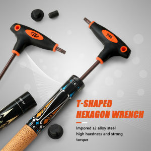 T-Shaped Hexagon Wrench Socket for Billiards S2 Alloy Steel Socket Spanner Weight Bolt Assembly Tools Car Repair Accessory