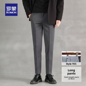 ROMON | Relaxed Drape Business Casual Trousers