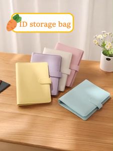 A5 6Holes Loose Leaf Folder Organizer Photocard Binder File Organizer Folder Loose Leaf Zipper Bag