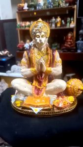 Tượng Thần khỉ Hanuman ẤN độ giáo. cao 18cm