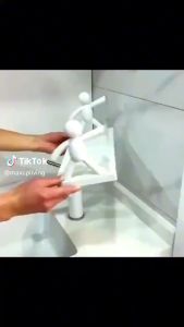 Creative Wall Hanging Shelf Kitchen Shelf Free Punch Wall Mount Bathroom Toilet Storage Rack