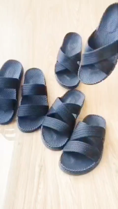 Dép quai dù hai quai chéo chất liệu dù Đế đúc nguyên khối may viengf xuyên đế MSP D-01