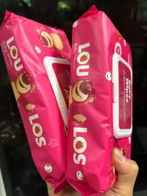 (แพ็ค510ห่อใหญ่) ทิชชู่เปียกหมี โตโร่ คุโรมิ LouLos ไซส์ใหญ่ ทิชชู่เปียก ขนาดใหญ่ จัมโบ้ 1ห่อ 80แผ่น