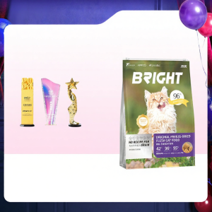 BRIGHT | High Protein Grain Free Adult Cat Food 1.5kg