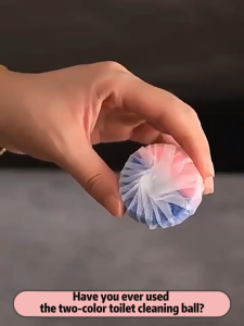 10PCS Toilet Cleaning Tablets Toilet Bowl Cleaner Automatic Tank Bowl Two-tone Cleaning Toilet Expert Flush Deodorizes