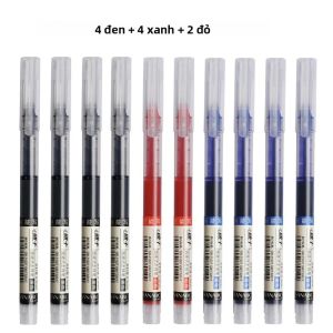 3-5 Chiếc 0.5 Mm Bút Gel Lỏng Bộ Nhanh Khô Dung Tích Lớn Màu Đen Xanh Mực Cho Văn Phòng Học Viết Văn Phòng Phẩm Vật Dụng