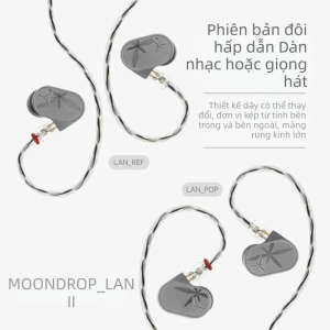 MoonDrop |Lan2 Tai Nghe In-Ear Dây Cáp Thay Thế Chất Lượng Cao Cho Gaming