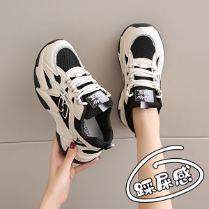 Womens Casual Sports Shoes Thick Bottom Dad Sneakers Breathable Mesh Upgraded Version Comfortable Spring Autumn Seasonal Footwear