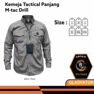 kemeja lapangan m-tac drill kemeja kantor m-tac